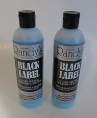 2 Pack Randy’s Black Label Glass Metal Ceramic Cleaner 12oz Bottle, Resin Remove