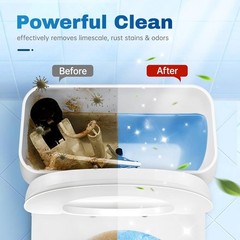 6 Pack Automatic Toilet Tank Cleaner Tablets – Powerful Limescale & Mold Remover