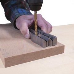 1307 Drill Block PRO – All-Metal Handheld Drilling Guide for Straight Holes. …