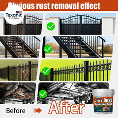 2-In-1 Rust Converter & Metal Primer, 35 Oz Rust Remover & Inhibitor Paint for M