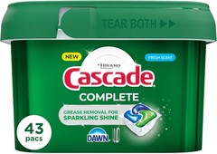 Complete Action Dishwasher Detergent Pods Fresh Scent Dishwasher Pods and