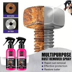 All-Purpose Rust Remover Spray 120ML Fast-Acting Iron Oxidation Eliminator