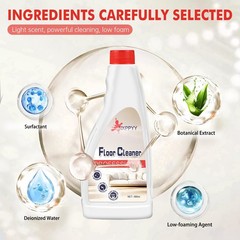 Floor Cleaning Solution for Roborock Q5/Q7/Q8/S7/S8, 4 Bottles