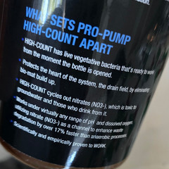 PRO-PUMP HI-COUNT Professional Grade Septic Tank Maintenance Liquid, 1 Quart