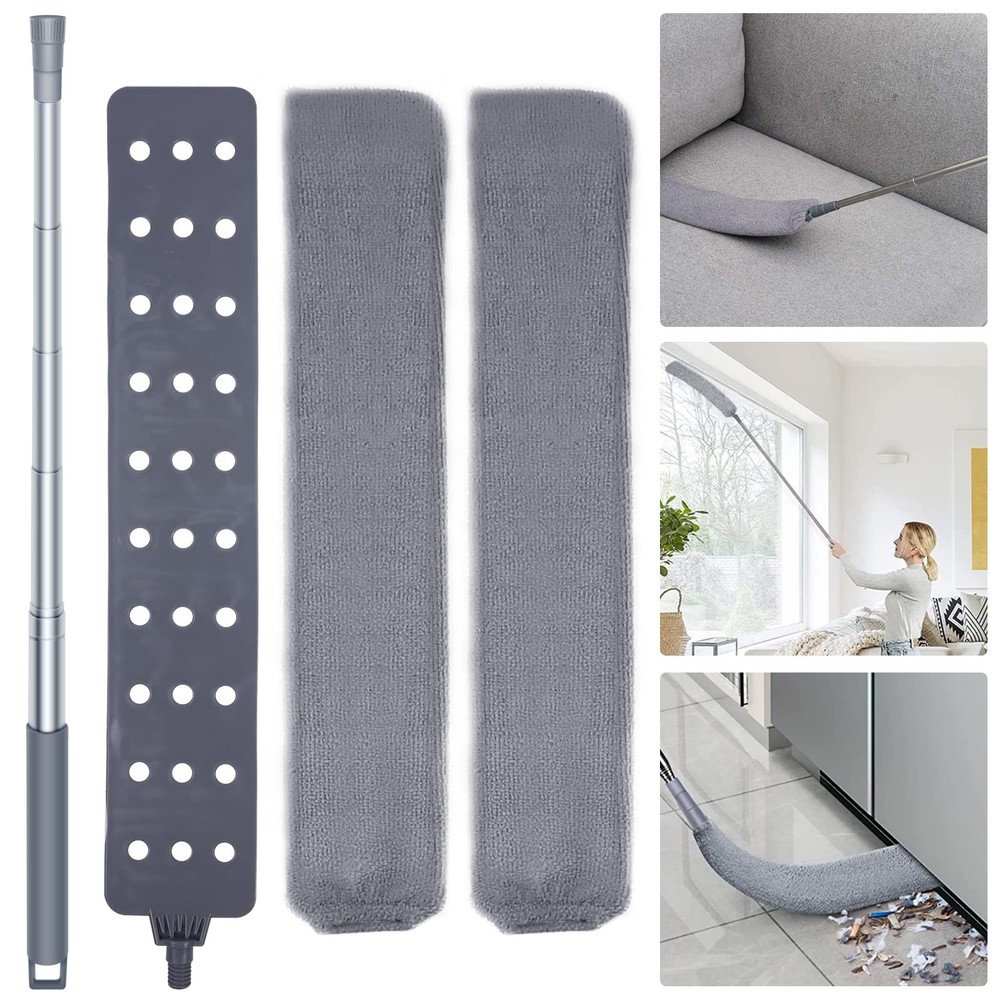 Retractable Gap Dust Cleaner Cleaning Tools with 2 Microfiber Dusting Cloths …