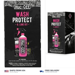 Muc-Off Wash, Protect & Lube Kit | Complete Bike Cleaning & Maintenance Kit |…