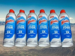 6x Windex Fast Shine Foam – 19 fl oz – Removes 2x Dirt & Grime