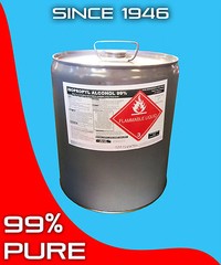 Isopropyl Alcohol 99% 5 Gallon Solvent Isopropanol