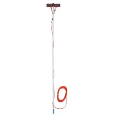 Long Reach Solar Panel Cleaning Brush Kit Outdoor Window Clean Water-Fed Rod Set
