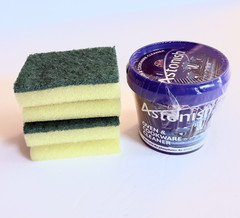 Astonish Oven & Cookware Cleaner Paste 17oz (500g) Sealed With Two Sponges