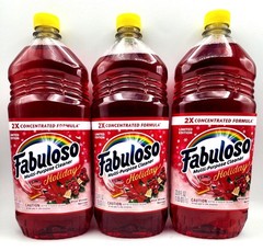 3 Fabuloso Holiday Multi-Purpose Cleaner 2X Concentrated Wild Winter Berries Lot