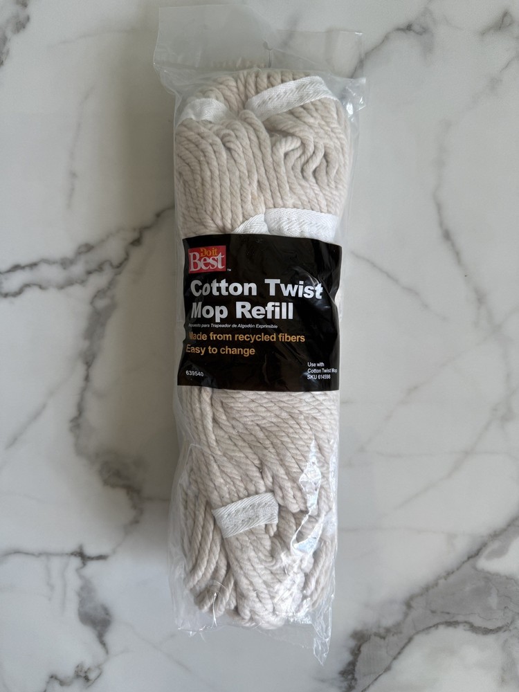 Do it Best 13 In. Cotton Twist Mop Refill 60612 SIM Supply, Inc. 60612 639540