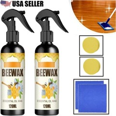 1/2Sets Natural Micro-Molecularized Beeswax Spray/Furniture Cleaner/Polish 120ML