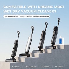 33.8 Fl Oz (1000mL) Cleaning Solution with Dreame Wet Dry Vacuum Cleaners, 2P…