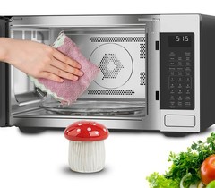 Mushroom Microwave Cleaner Steam Ceramic Oven Cleaner Microwave Steam Cleaner…