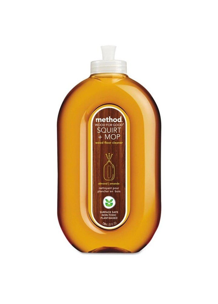 Method Squirt + Mop Wood Floor Cleaner Almond Scent 25oz Squirt Bottle BRAND NEW