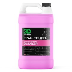 3D Final Touch Waterless Detail Spray 128 Fl Oz Premium Car Shine Cherry Scent