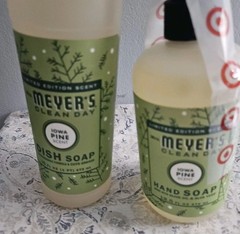 Mrs. Meyer’s Iowa Pine Clean Day Limited Edition Lot of 2 Dish Soap Hand Soap