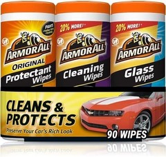 Armor All Car Cleaning & Protectant Wipes Interior Exterior 3×30 Count free ship