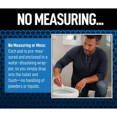 8.8 Oz. Septic Saver Flushable Toilet Pods 6 Count