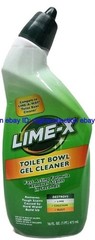 ( 6 ) Lime-x Liquid Toilet Bowl Gel Cleaner, Removes Lime Calcium Rust 16 oz Ea