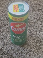 Comet Bleach Powder All-Purpose Cleaner, Deodorizer, Stain Remover, 21 oz