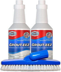 Clean-Eez Grout Cleaner 2 Pack with Stand-Up Brush Attachment – Stain Remover He
