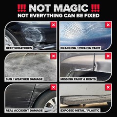 Black Scratch and Swirl Remover – Car Scratch Remover for Paint Scratches – P…