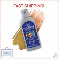 Goddard’s Copper & Brass Polish, Copper Cleaner & Brass Cleaner for Long-Lasting
