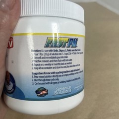Professor Amos Fast PM Concentrated Drain Maintenance Powder Kitchen Bath 15 Oz