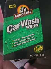 Armor All Ultra Shine Car Wash Wipes Armorall XL Extra Large Cleaning Exterior