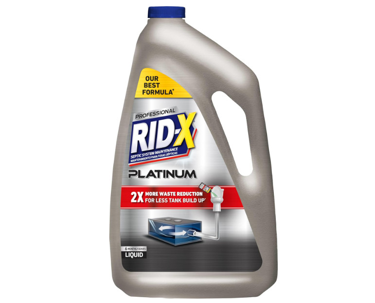 RID-X Platinum Septic Tank Treatment Liquid 6 Month Supply 1 Pack