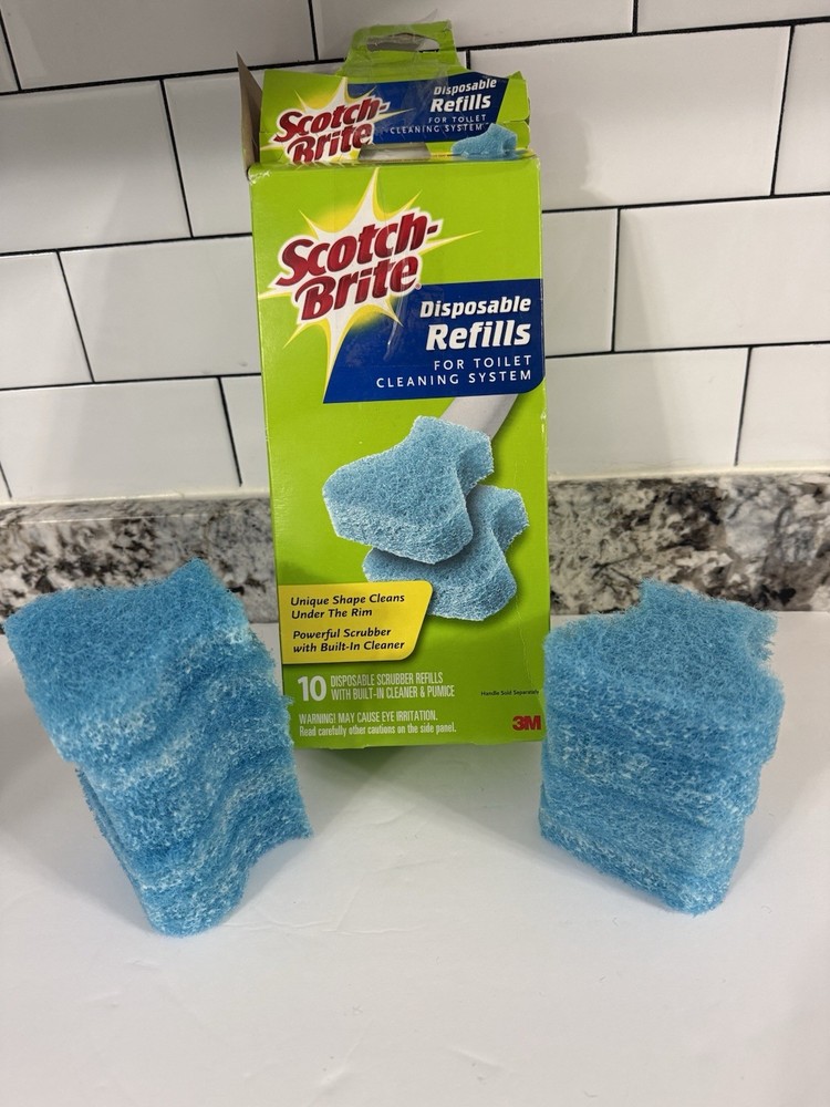 Scotch-Brite Disposable Refills For3M Toilet Cleaning System Discontinued 9