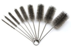 Pipe Cleaning Brush Set Stainless Steel Bristles, Stainless Steel Pipe Brush …