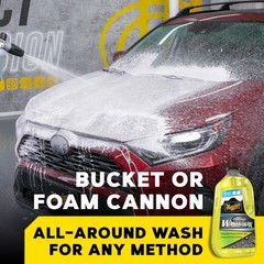 Meguiar’s Hybrid Ceramic Wash & Wax – Sophisticated Car Wash Gently Cleans 48oz