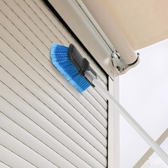 20 FT Exterior House Cleaning Brush Set with 5-12 Foot Telescoping Extension Pol