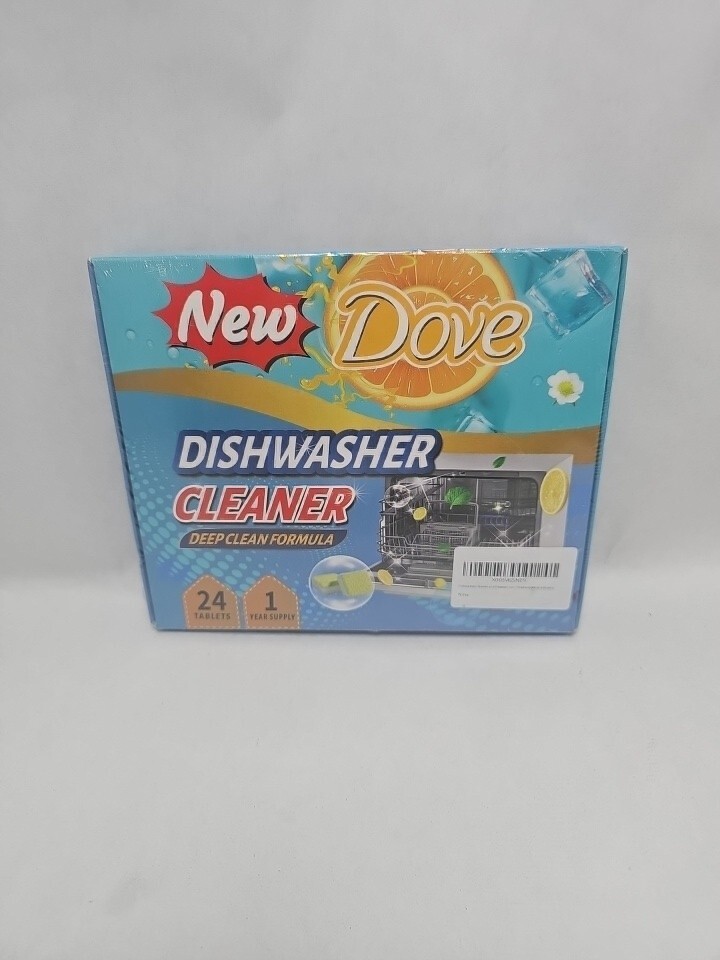 Dove@ Dishwasher Cleaner Deodorizer Descaler Tabs, 24 Pcs Heavy Duty Degreaser