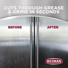 Weiman Stainless Steel Cleaner 3 Piece Set Wipes Microfiber Cloth Spray