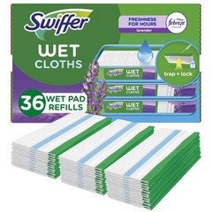Swiffer Sweeper Wet Mopping Cloth Multi Surface 36 Count (Pack of 1), –