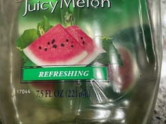 Vintage SoftSoap Juicy Melon Liquid Hand Soap Pump Dispenser Container