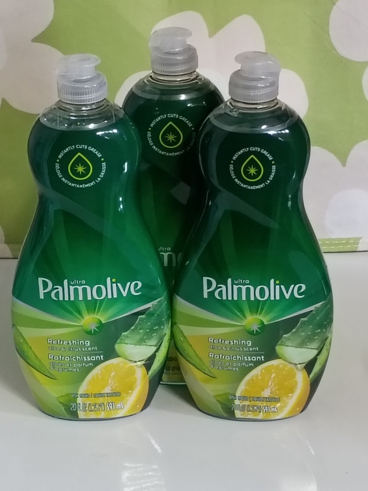 PALMOLIVE ultra refreshing ALOE CITRUS dish liquid 20oz bottle LOT OF 3