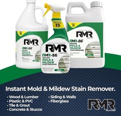 Mold and Mildew Stain Remover Spray – 1 Gallon, 4 Pack