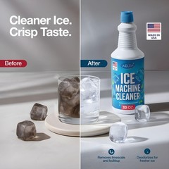 Ice Machine Cleaner and Descaler 32 oz | Ice Maker Cleaner for All Brands; Op…