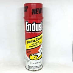 Endust Dusting Cleaning Spray Vintage 1980 Drackett Good Housekeeping Red Prop