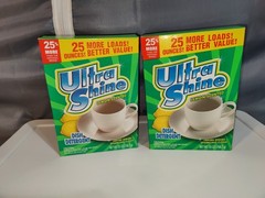 2 Ultra Shine Lemon Scented Dish Detergent 25 Oz Each New