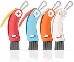 3 in 1 Cup Lid Cleaning Brush 4 Pack – Multifunctional Cleaning Brush Set for