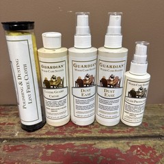 Guardian Wood Care System Dust Ease, Lustre Guard Crème, Glass Protector Sponge