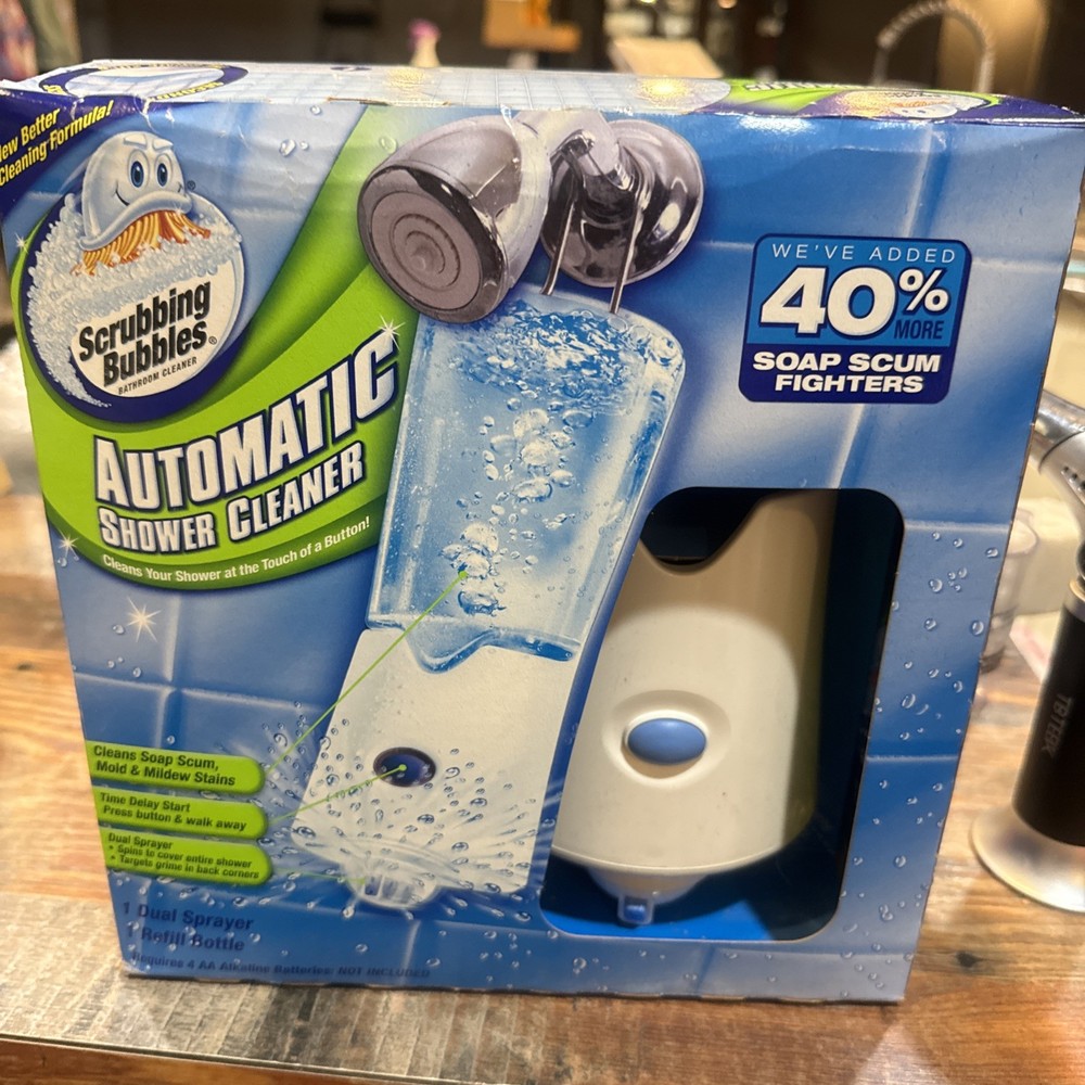 Scrubbing Bubbles Automatic Shower Cleaner New Old Stock – Dusty Box