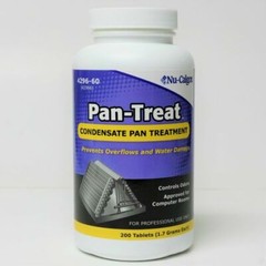 Nu-Calgon 4296-60 Pan-Treat Condensate Pan Treatment, 200 Tab (1.7 Grams Each),