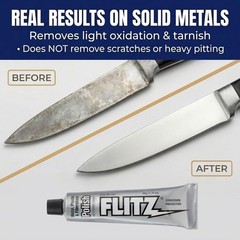 Flitz Metal Polish Paste – 1.76oz USA-Made for Solid 0.11 lb, Blue